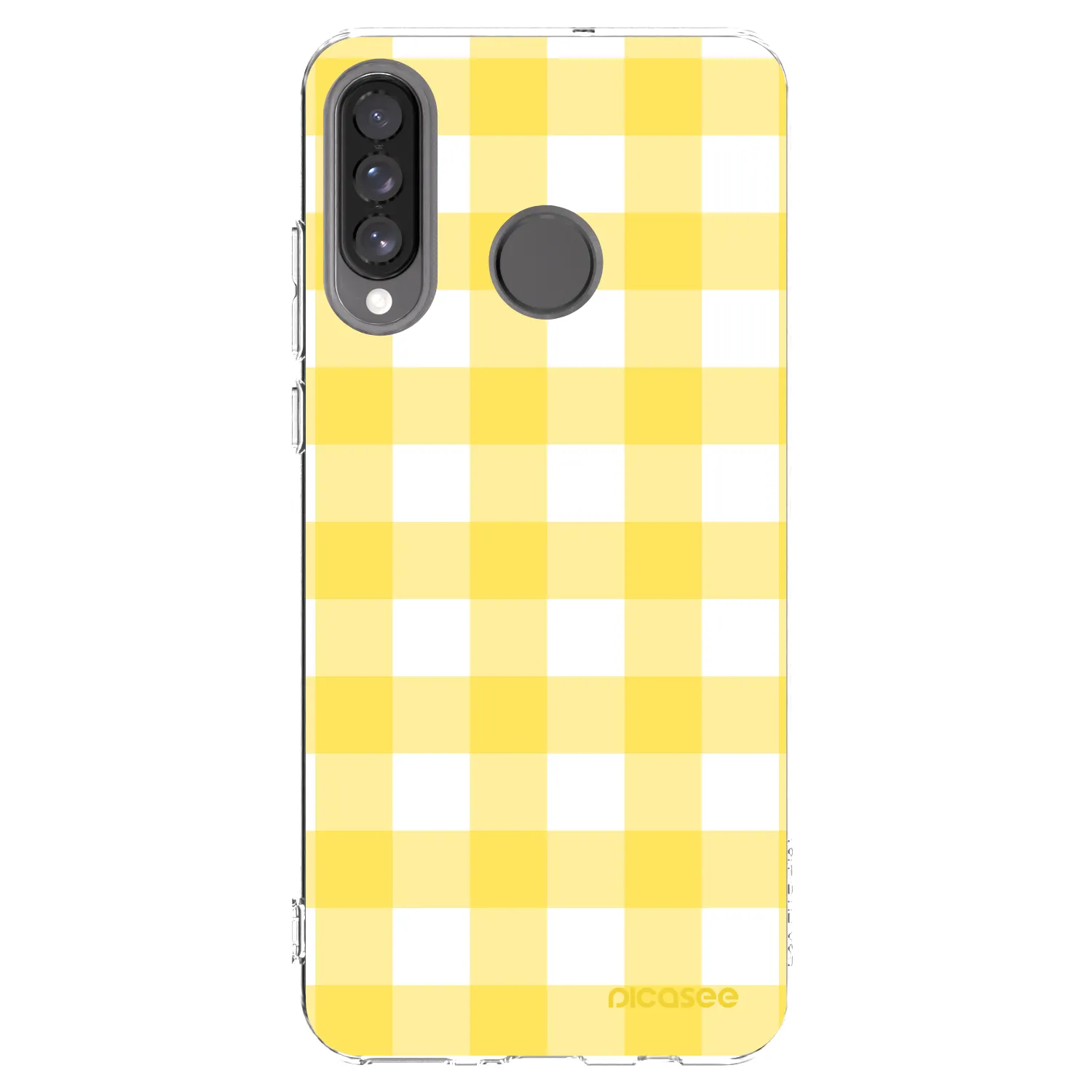 Picasee husă transparentă din silicon pentru Huawei P30 Lite - Gride lemon