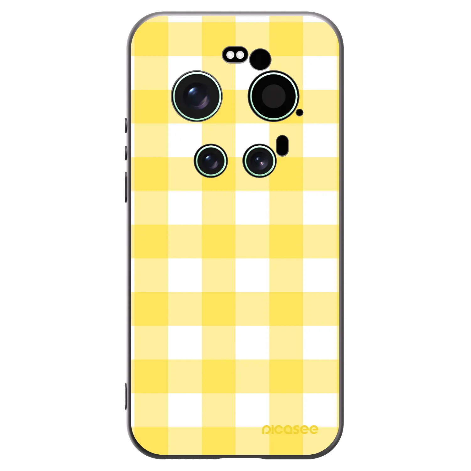 Picasee husă neagră din silicon pentru Xiaomi 17 Ultra - Gride lemon