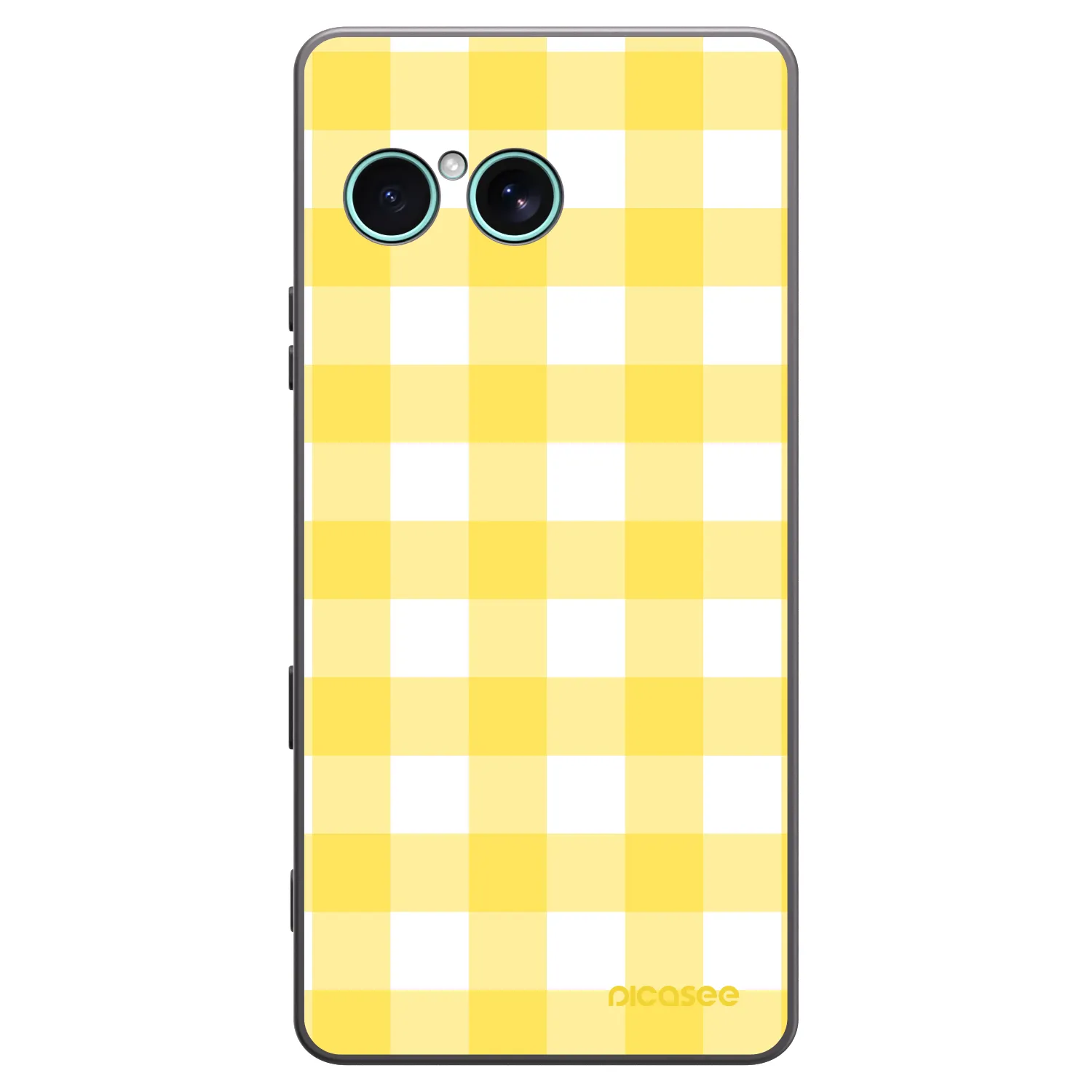 Picasee husă neagră din silicon pentru Sony Xperia 10 VII - Gride lemon