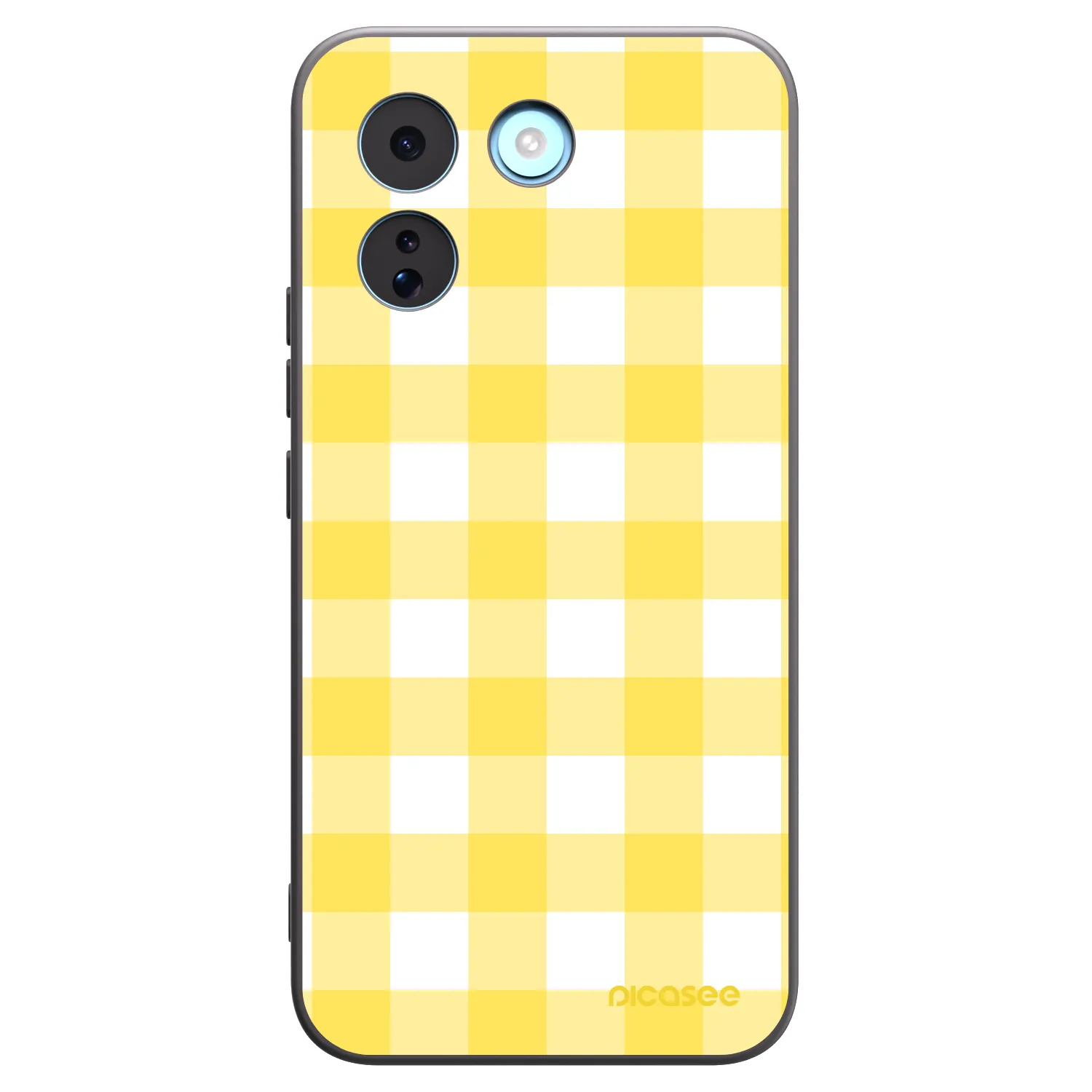 Picasee husă neagră din silicon pentru Xiaomi Redmi Note 17 Pro MAX 5G - Gride lemon
