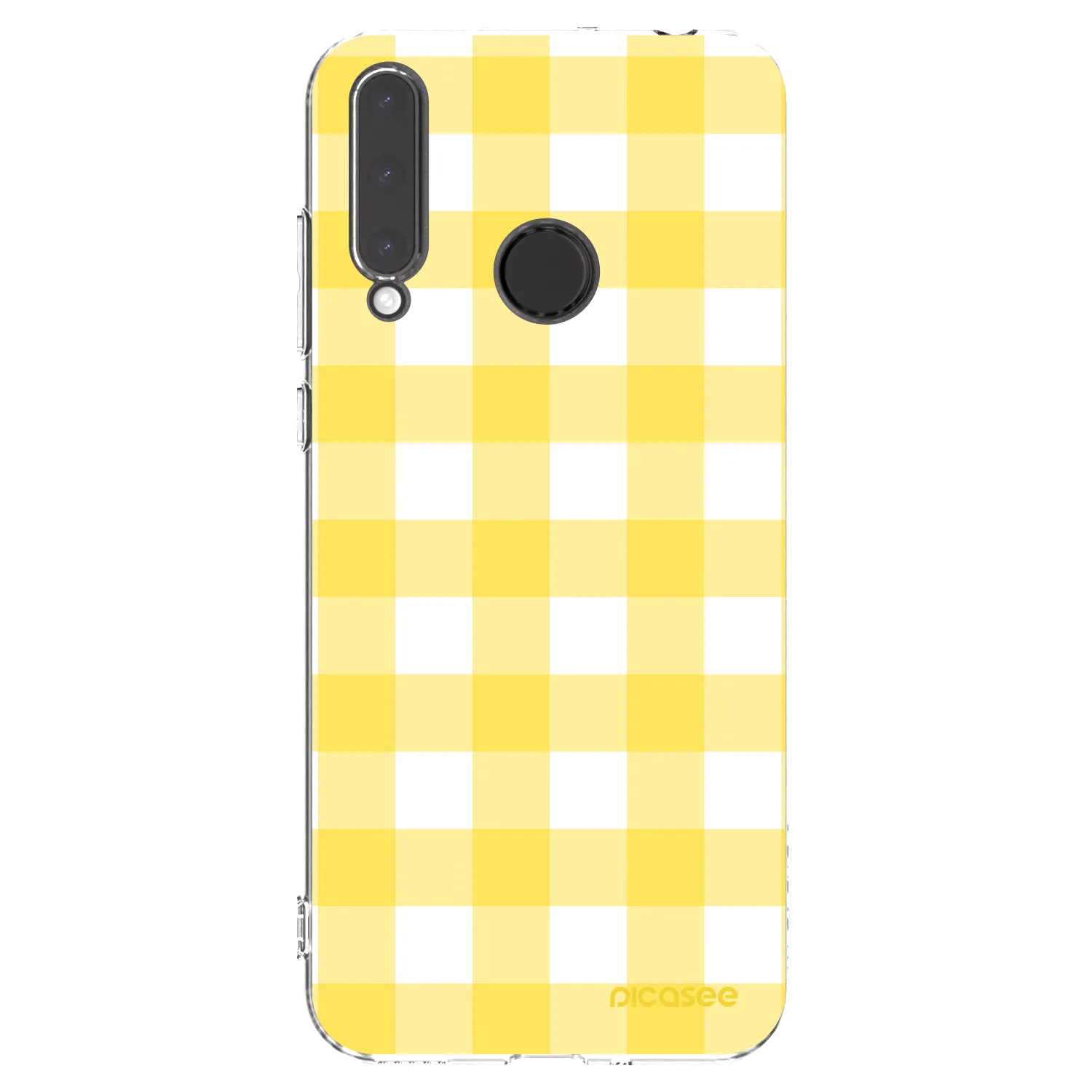Picasee husă transparentă din silicon pentru Honor 20 Lite - Gride lemon