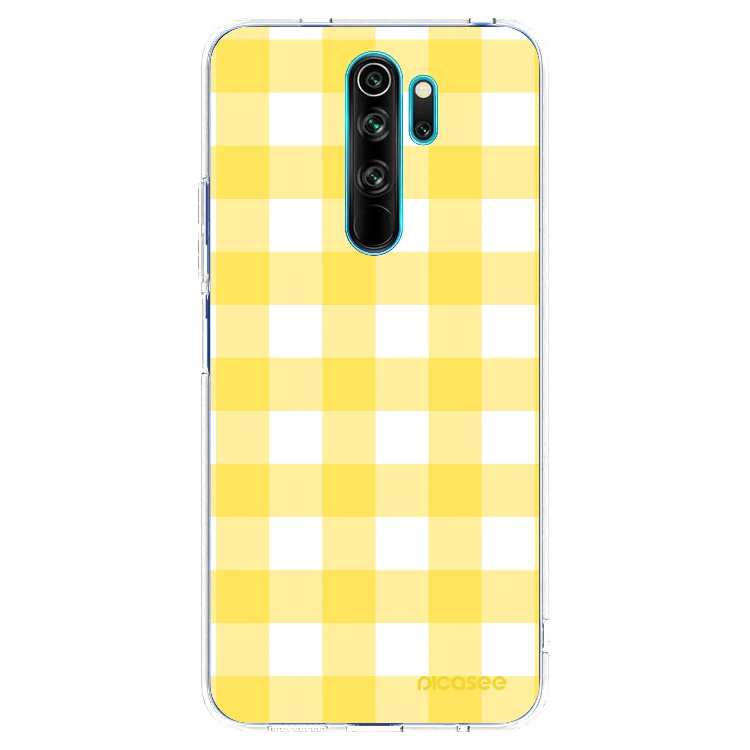 Picasee husă transparentă din silicon pentru Xiaomi Redmi Note 8 Pro - Gride lemon