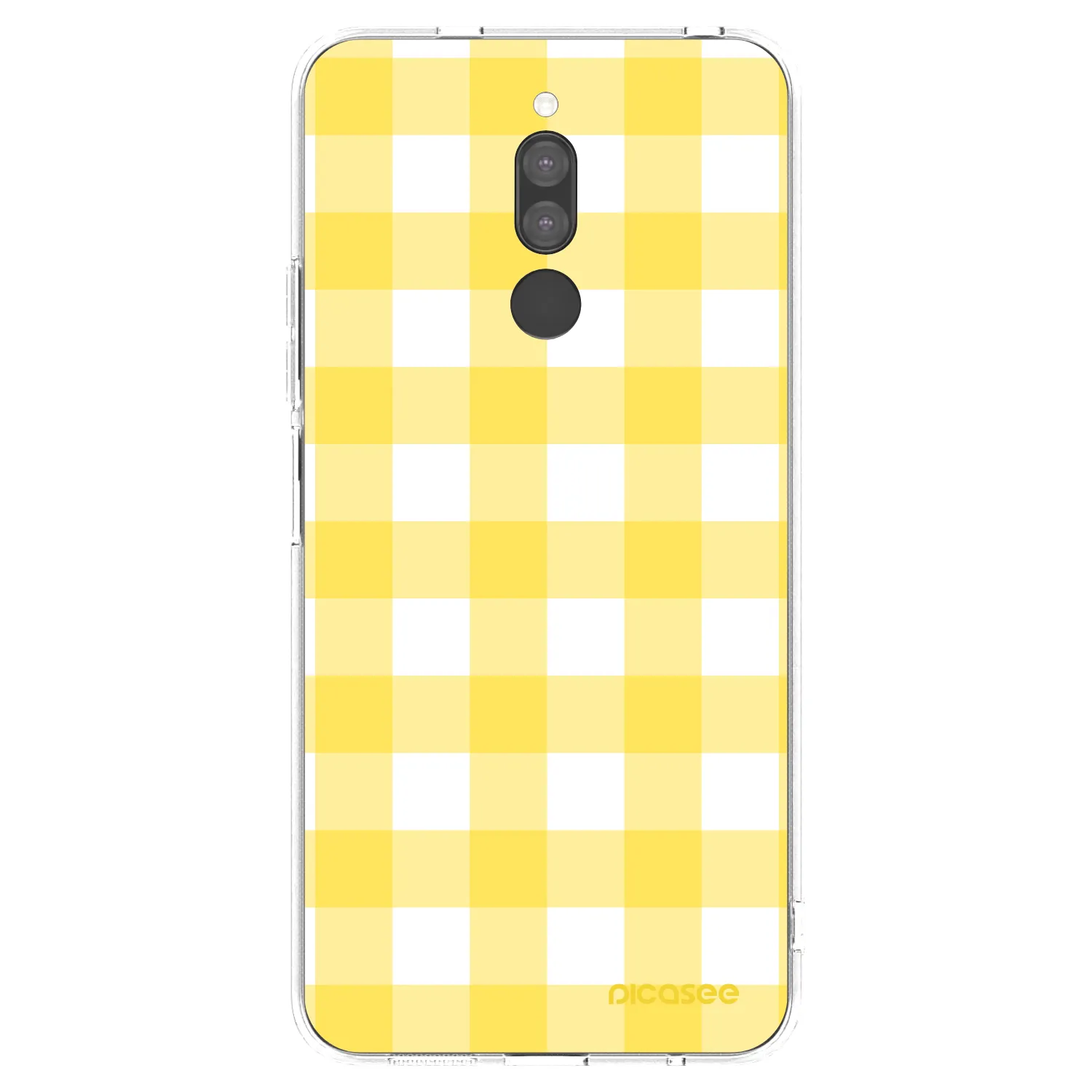 Picasee husă transparentă din silicon pentru Xiaomi Redmi 8 - Gride lemon