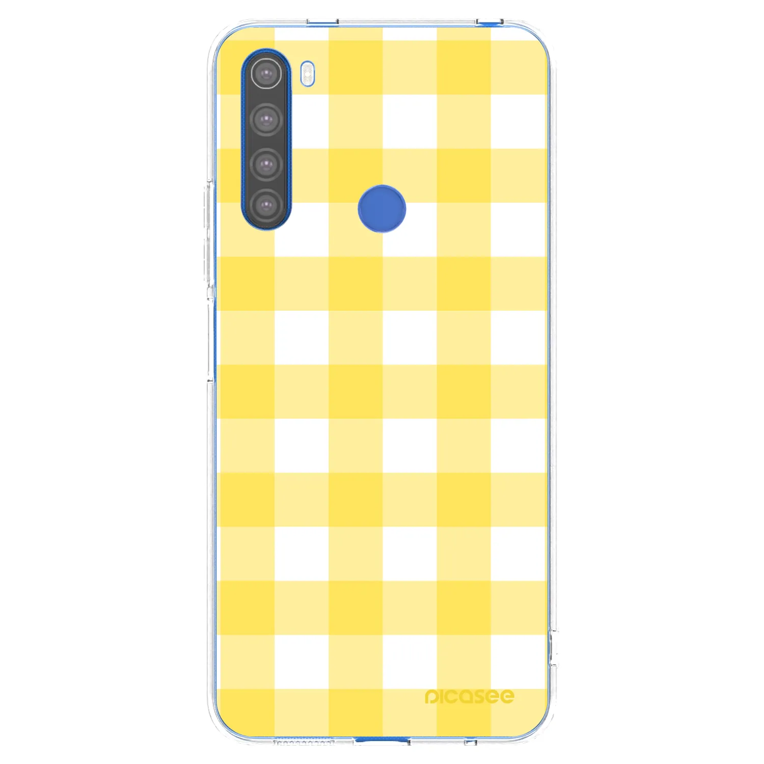 Picasee husă transparentă din silicon pentru Xiaomi Redmi Note 8T - Gride lemon