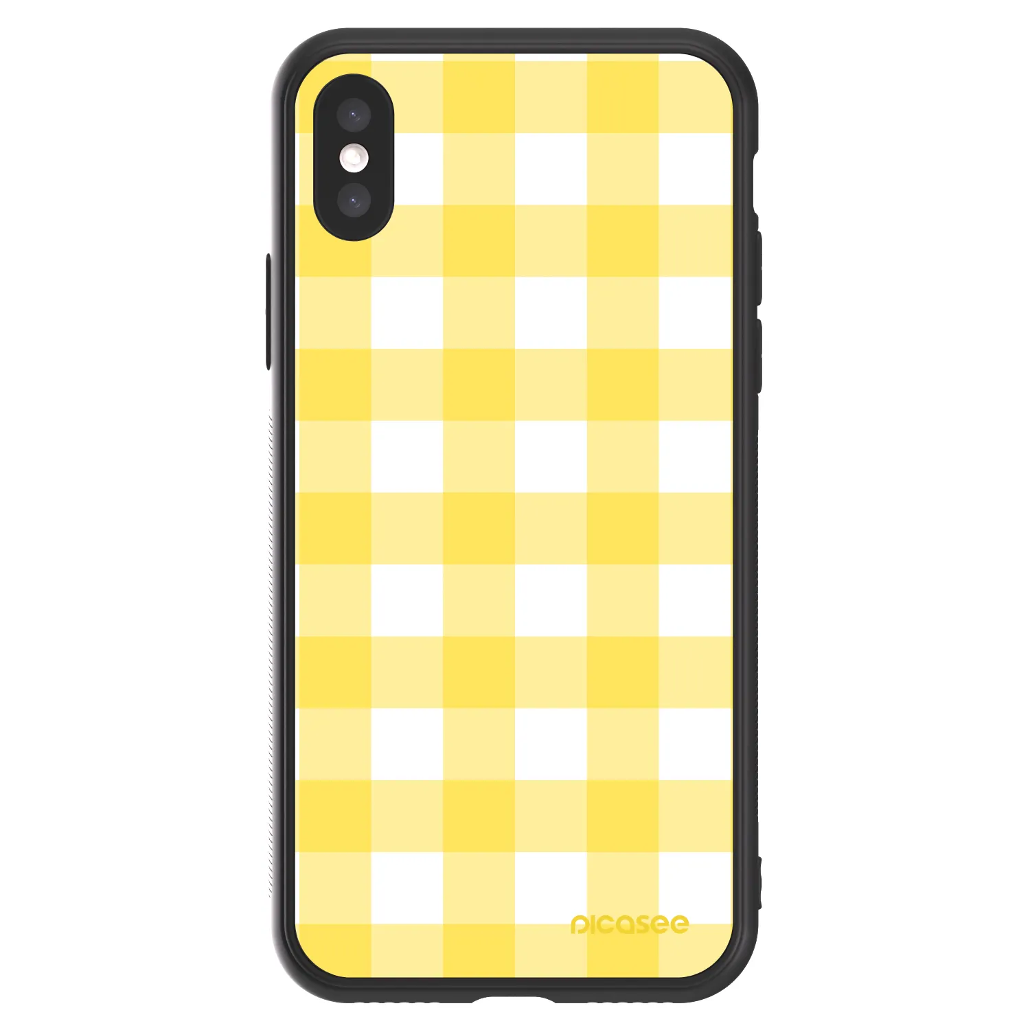 Picasee ULTIMATE CASE pentru Apple iPhone X/XS - Gride lemon