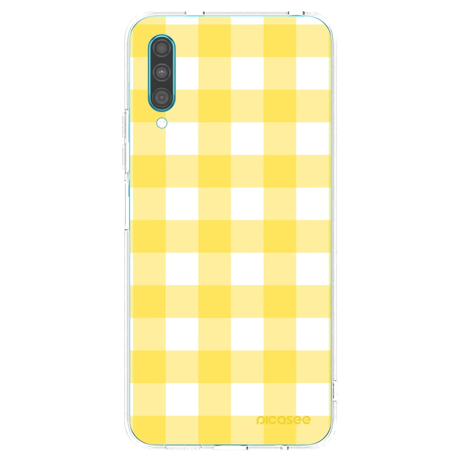 Picasee husă transparentă din silicon pentru Samsung Galaxy A30s A307F - Gride lemon