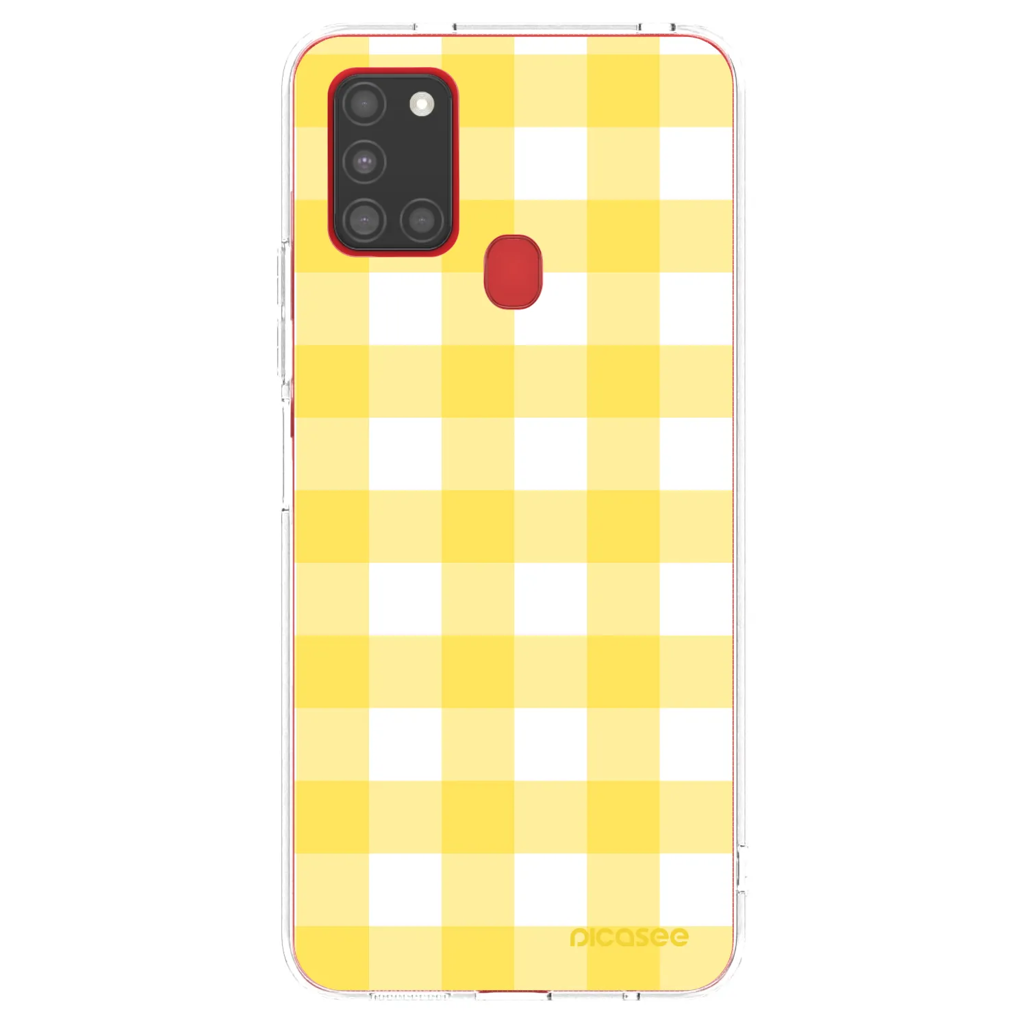 Picasee husă transparentă din silicon pentru Samsung Galaxy A21s - Gride lemon