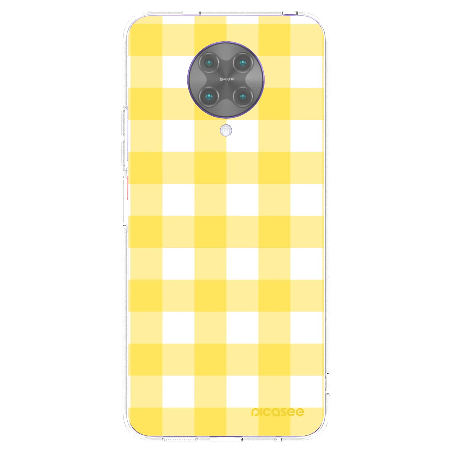 Picasee husă transparentă din silicon pentru Xiaomi Poco F2 Pro - Gride lemon