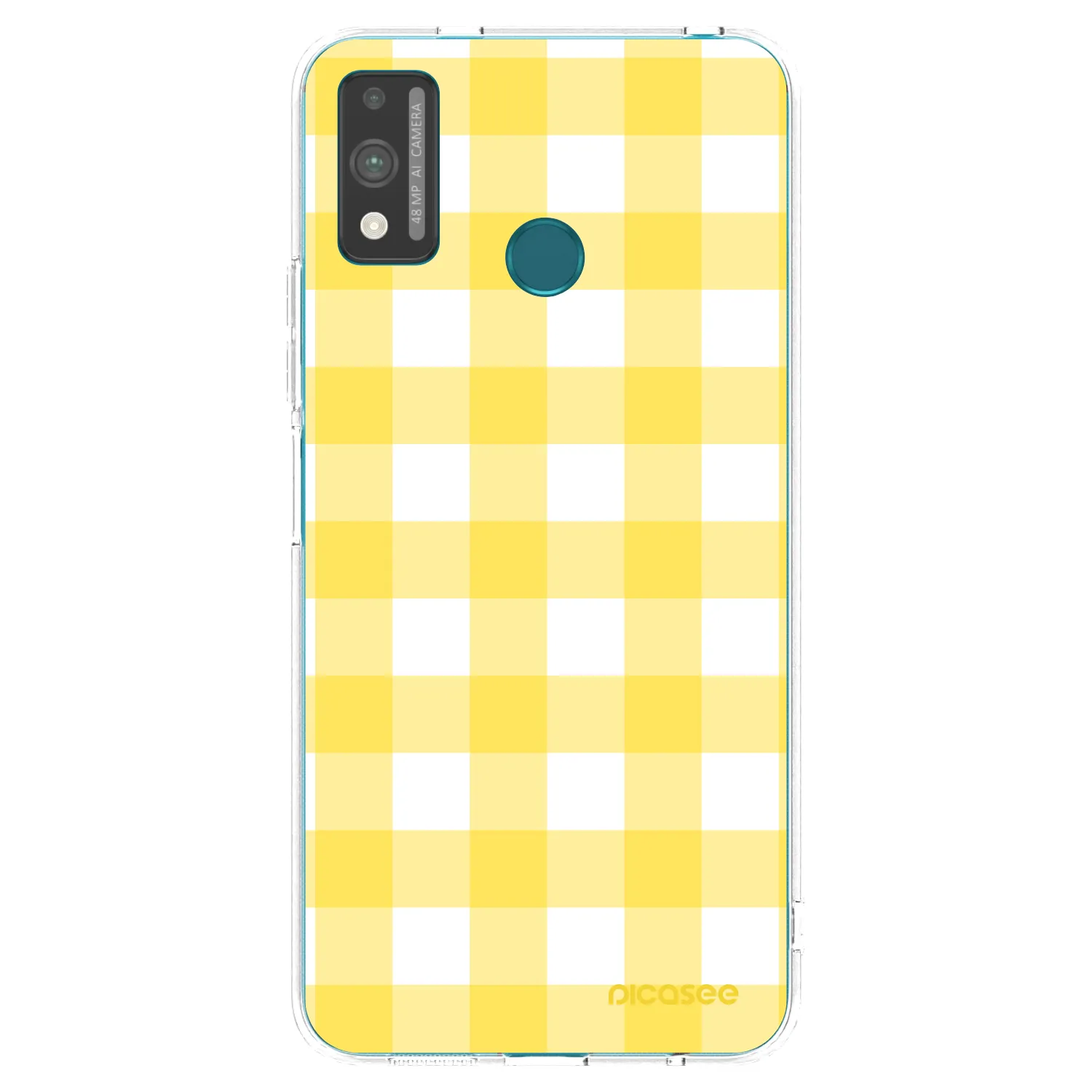 Picasee husă transparentă din silicon pentru Honor 9X Lite - Gride lemon