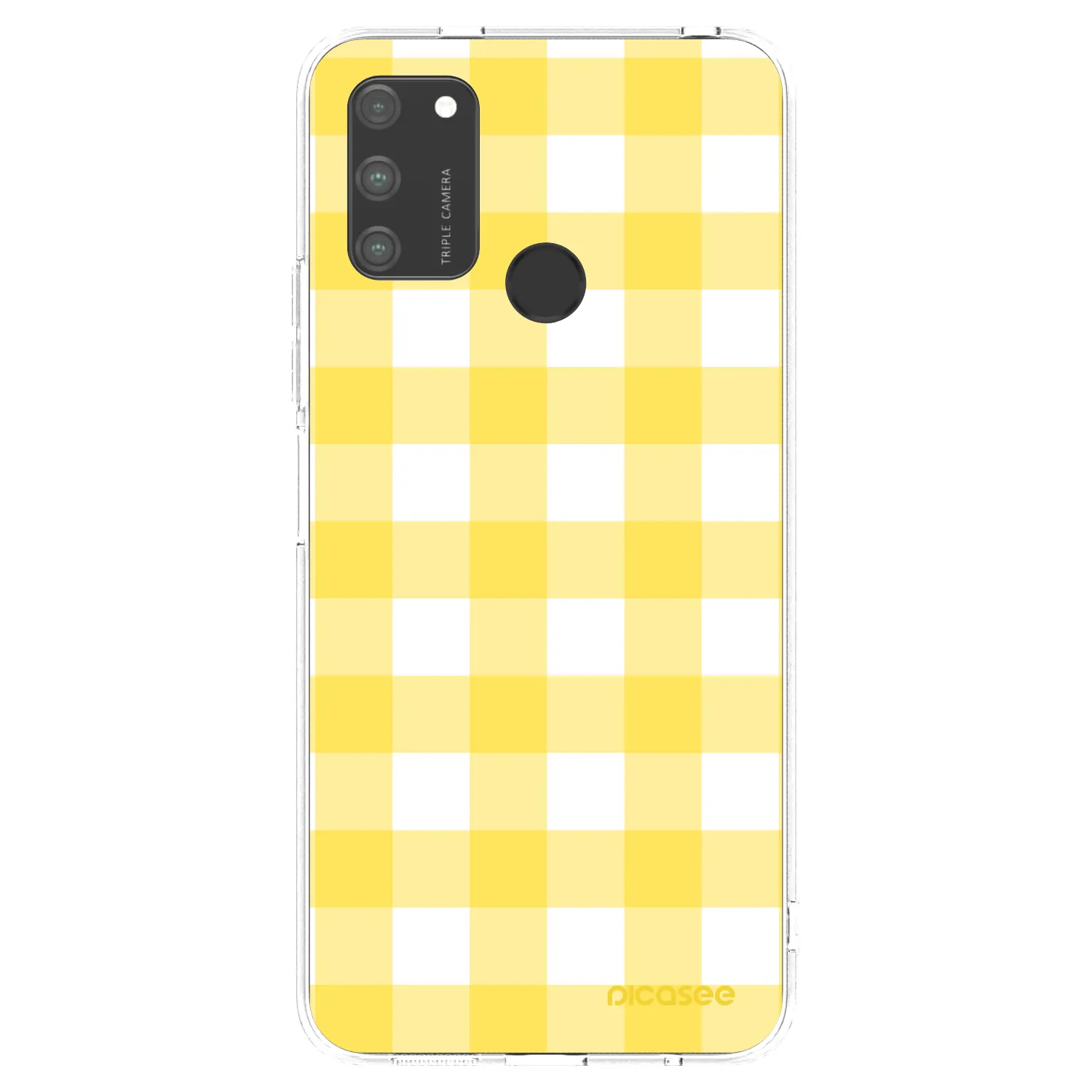 Picasee husă transparentă din silicon pentru Honor 9A - Gride lemon