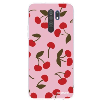 Picasee husă transparentă din silicon pentru Xiaomi Redmi 9 - Cherry