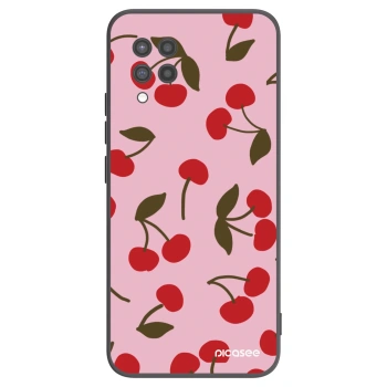 Picasee husă neagră din silicon pentru Samsung Galaxy A42 A426B - Cherry