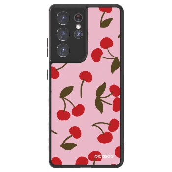 Picasee ULTIMATE CASE pentru Samsung Galaxy S21 Ultra 5G G998B - Cherry