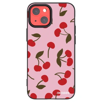 Picasee husă neagră din silicon pentru Apple iPhone 13 mini - Cherry