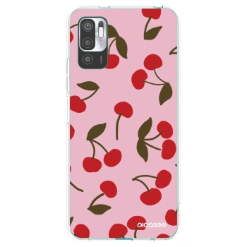 Picasee husă transparentă din silicon pentru Xiaomi Redmi Note 10 5G - Cherry