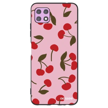 Picasee husă neagră din silicon pentru Samsung Galaxy A22 A226B 5G - Cherry