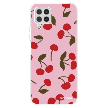 Picasee husă transparentă din silicon pentru Samsung Galaxy A22 A225F 4G - Cherry