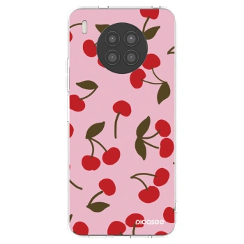 Picasee husă transparentă din silicon pentru Huawei Nova 8i - Cherry