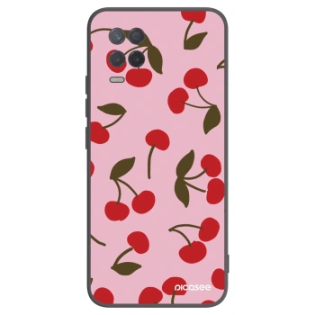 Picasee husă neagră din silicon pentru Realme 8 5G - Cherry