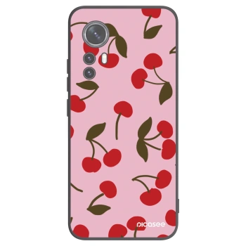 Picasee husă neagră din silicon pentru Xiaomi 12 - Cherry