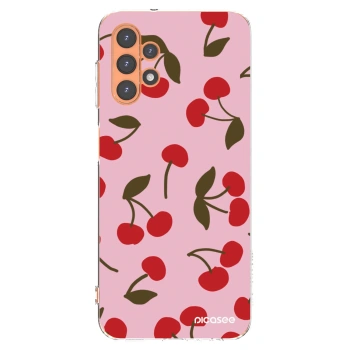 Picasee husă transparentă din silicon pentru Samsung Galaxy A13 4G A135 - Cherry