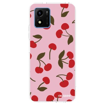 Picasee husă transparentă din silicon pentru Vivo Y01 - Cherry