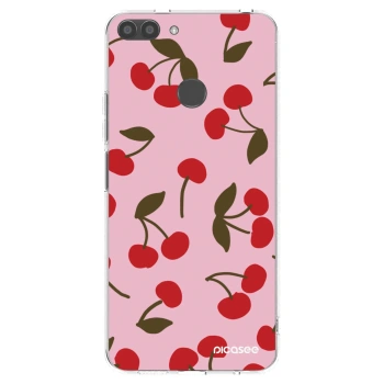 Picasee husă transparentă din silicon pentru Huawei P Smart - Cherry