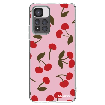 Picasee husă transparentă din silicon pentru Xiaomi Redmi Note 11 Pro+ 5G - Cherry
