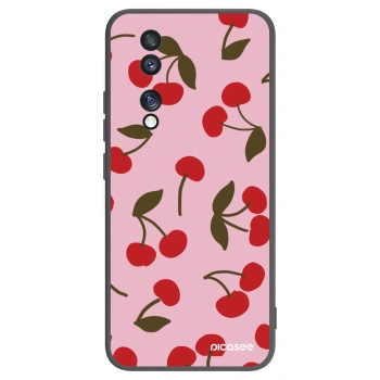 Picasee husă neagră din silicon pentru Honor 70 - Cherry