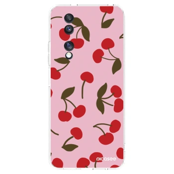 Picasee husă transparentă din silicon pentru Honor 70 - Cherry