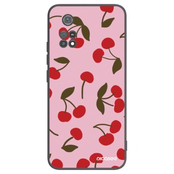 Picasee husă neagră din silicon pentru Xiaomi Poco M4 Pro - Cherry