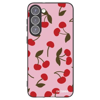 Picasee husă neagră din silicon pentru Samsung Galaxy S23+ 5G - Cherry