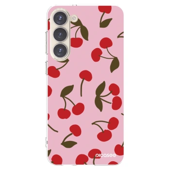 Picasee husă transparentă din silicon pentru Samsung Galaxy S23+ 5G - Cherry