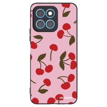 Picasee husă neagră din silicon pentru Honor X8 5G - Cherry