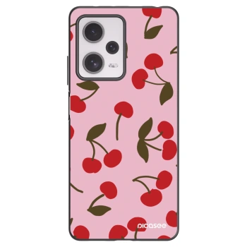 Picasee husă neagră din silicon pentru Xiaomi Redmi Note 12 Pro+ 5G - Cherry