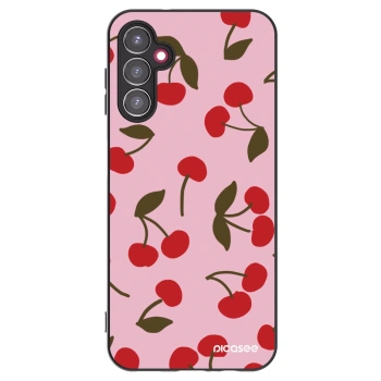 Picasee husă neagră din silicon pentru Samsung Galaxy A14 4G A145R - Cherry