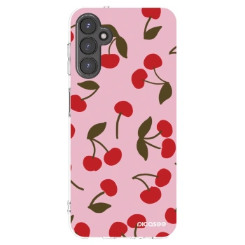 Picasee husă transparentă din silicon pentru Samsung Galaxy A14 4G A145R - Cherry
