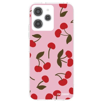 Picasee husă transparentă din silicon pentru Xiaomi Redmi 12 4G - Cherry