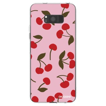 Picasee husă transparentă din silicon pentru Samsung Galaxy S8 G950F - Cherry