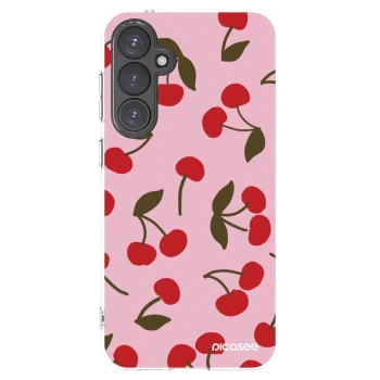 Picasee husă transparentă din silicon pentru Samsung Galaxy S23 FE S711B - Cherry