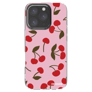 Picasee husă transparentă din silicon pentru Apple iPhone 16 Pro - Cherry