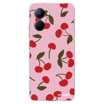 Picasee husă transparentă din silicon pentru Realme C33 (2023) - Cherry