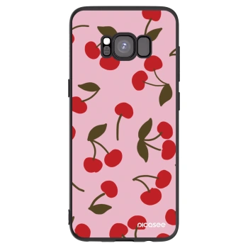Picasee husă neagră din silicon pentru Samsung Galaxy S8 G950F - Cherry