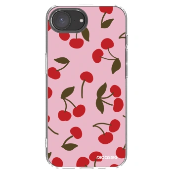 Picasee husă transparentă din silicon pentru Apple iPhone 16e - Cherry
