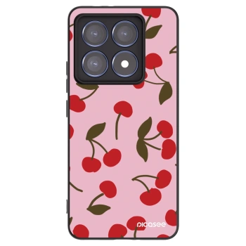 Picasee husă neagră din silicon pentru Xiaomi 14T Pro - Cherry