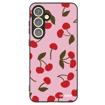 Picasee husă neagră din silicon pentru Samsung Galaxy S24 FE S721B - Cherry