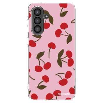 Picasee husă transparentă din silicon pentru Samsung Galaxy A56 5G A566B - Cherry
