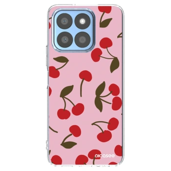 Picasee husă transparentă din silicon pentru Honor X8c - Cherry