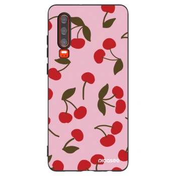 Picasee husă neagră din silicon pentru Huawei P30 - Cherry