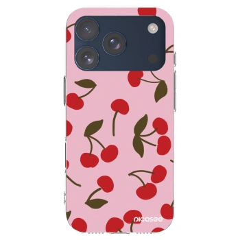 Picasee husă transparentă din silicon pentru Apple iPhone 17 Pro - Cherry